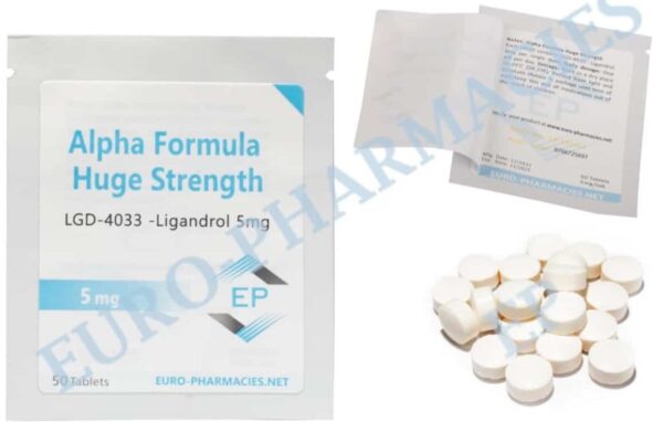 Enorme potenza (Ligandrol LGD4033) compresse da 5 mg, 50 compresse, Euro Pharmacies EU