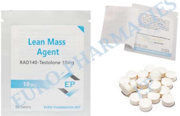 Massa magra (Testolone RAD140) 10 mg compresse 50 compresse Euro Pharmacies EU