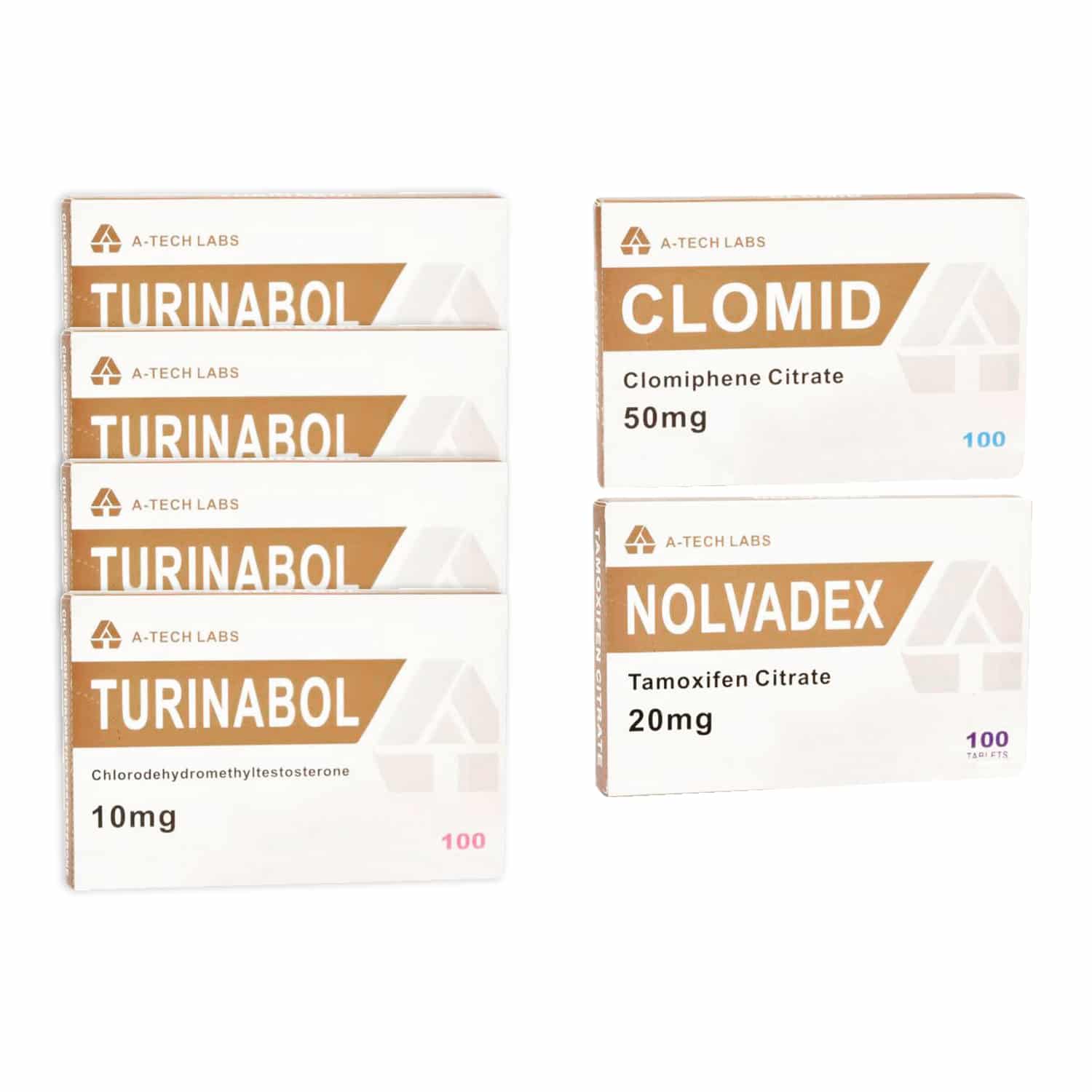 PACCHETTO DI MASSA MUSCOLARE LEADER LIVELLO III (ORALE) TURINABOL + PROTEZIONE + PCT (8 SETTIMANE) A Tech Labs