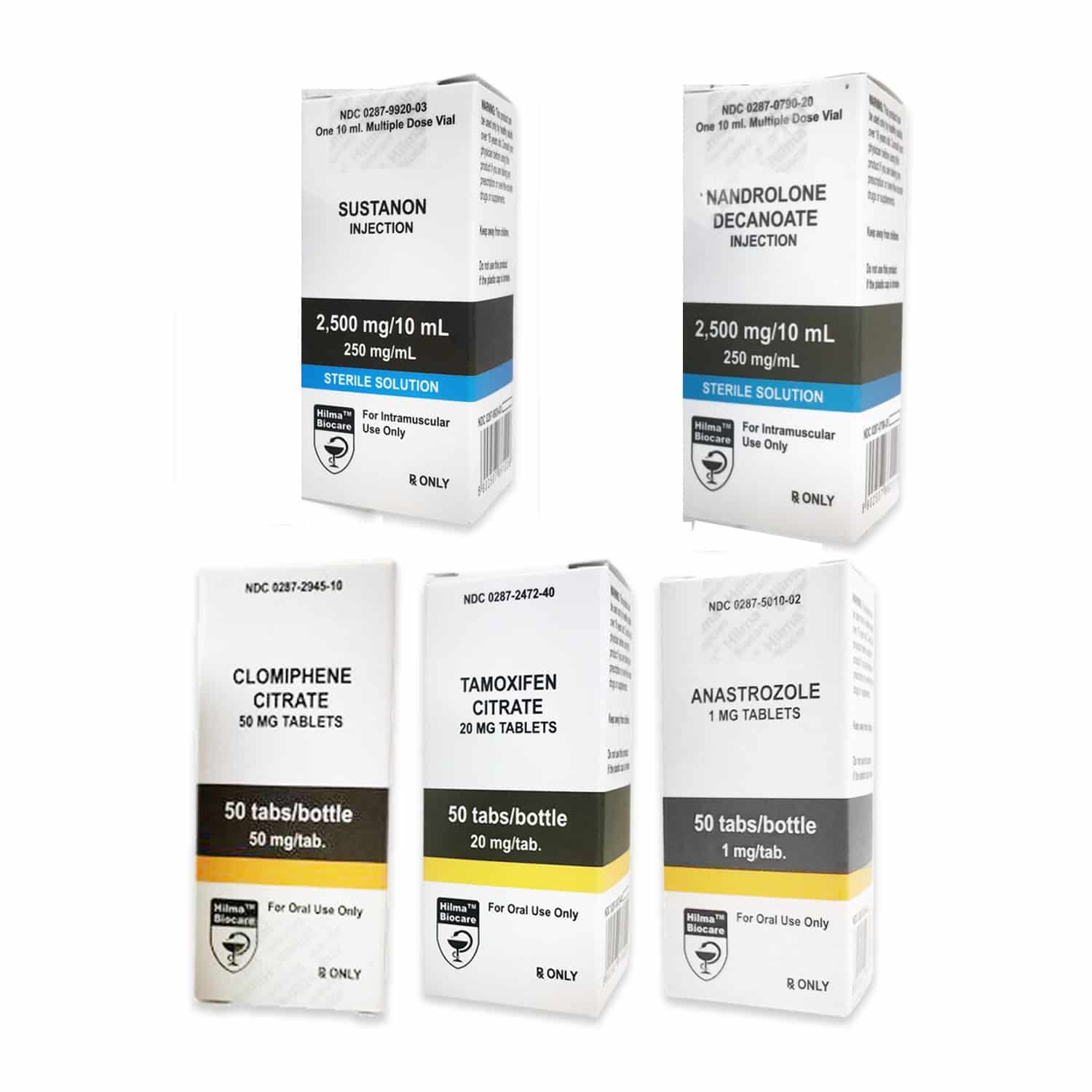 PACK MASS LIVELLO I (INIEZIONI) SUSTANON 250 + DECA 250 + PCT (8 SETTIMANE) Hilma