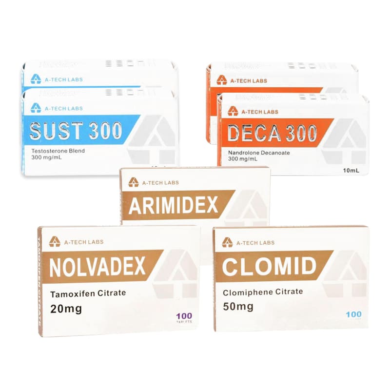 PACK MASS LEVEL II (INIEZIONE) A TECH LABS SUSTA+ DECA + PCT (8 SETTIMANE)