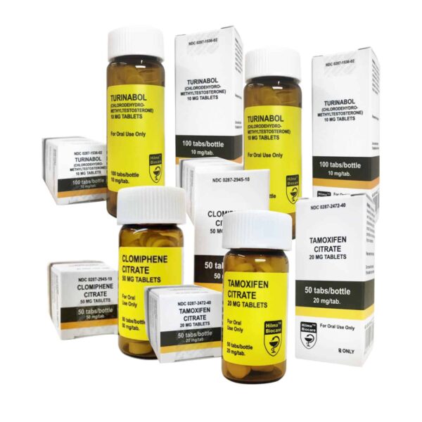 PACCHETTO PER LA MASSA MUSCOLARE SECCA (ORALE) HILMA TURINABOL + PCT