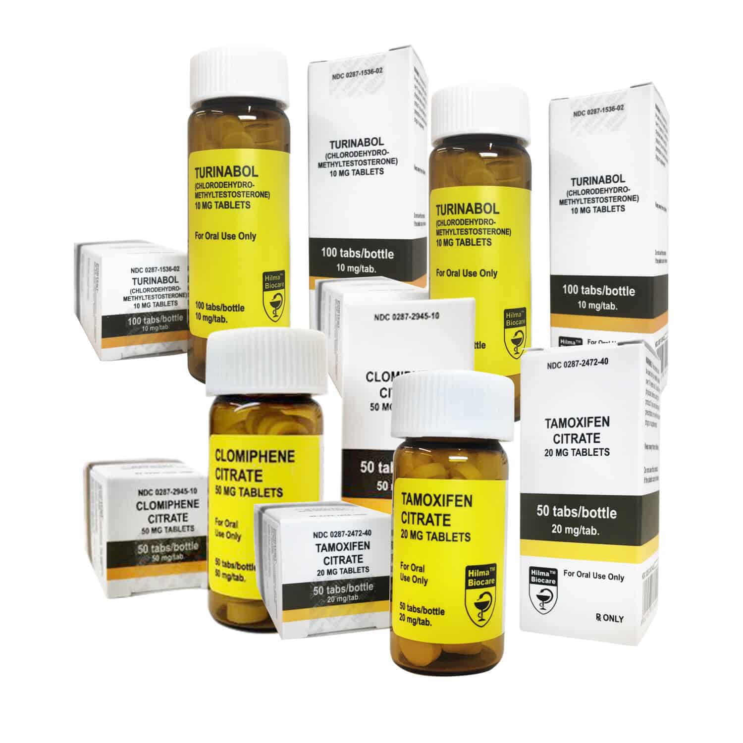 PACCHETTO PER LA MASSA MUSCOLARE SECCA (ORALE) HILMA TURINABOL + PCT