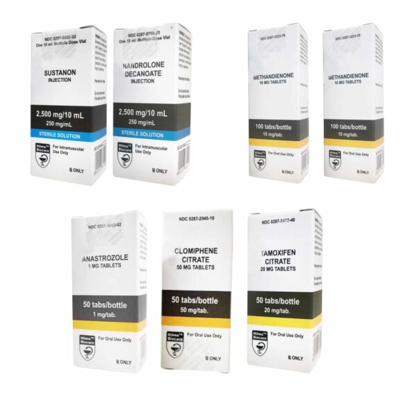 Pacchetto per l'aumento di massa (INIEZIONE) SUSTANON + DECA + DIANABOL (8 settimane) Hilma