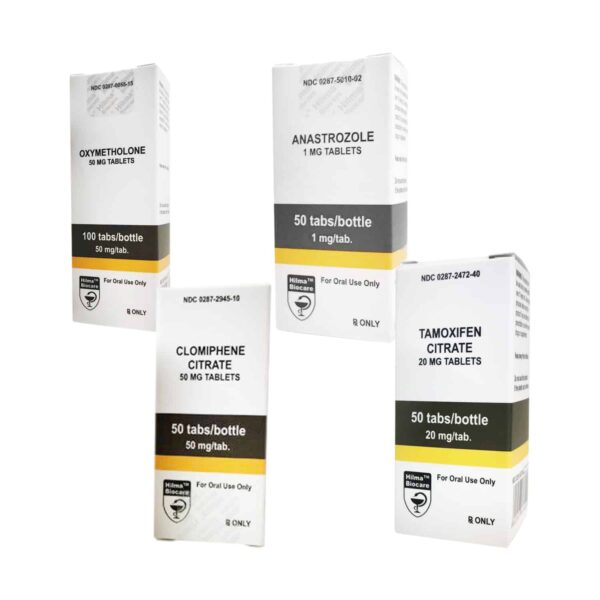 Kit di steroidi per l'aumento di massa muscolare Hilma Anadrol Oxymetholone da 4 settimane