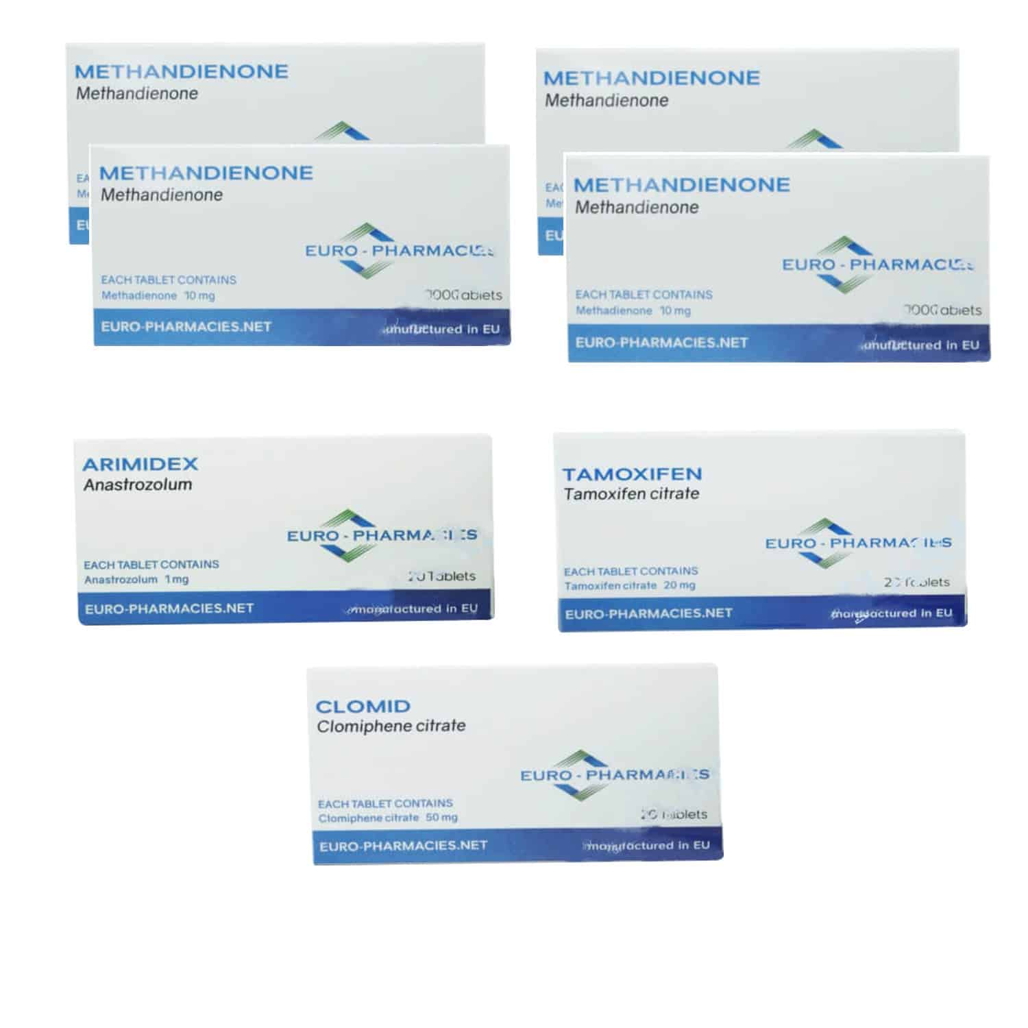 Confezione di Dianabol, steroide orale, disponibile presso Euro Pharmacy.