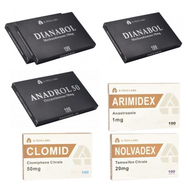 Pacchetto definitivo per l'aumento di massa muscolare Dianabol Anadrol Steroidi orali 8 settimane A Tech