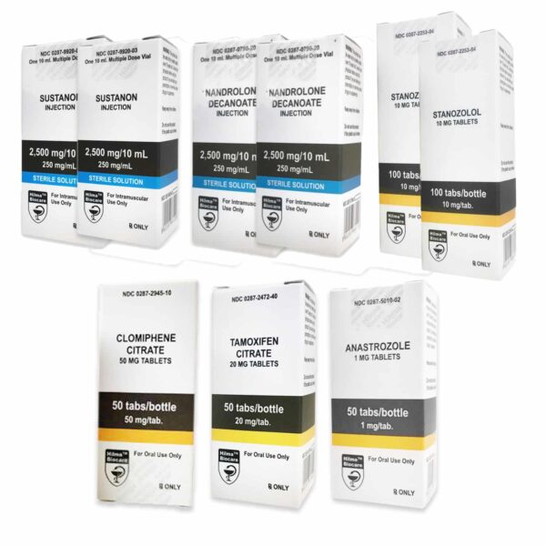 PACCHETTO MASSA LIVELLO II INIEZIONE SUSTANON DECA STAN PCT 8 SETTIMANE Hilma