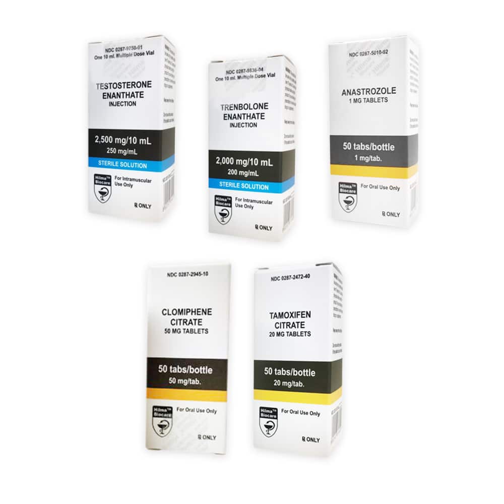 Pacchetto Hilma per l'aumento della massa muscolare magra: Testosterone Enantato + Trenbolone Enantato (10 settimane)