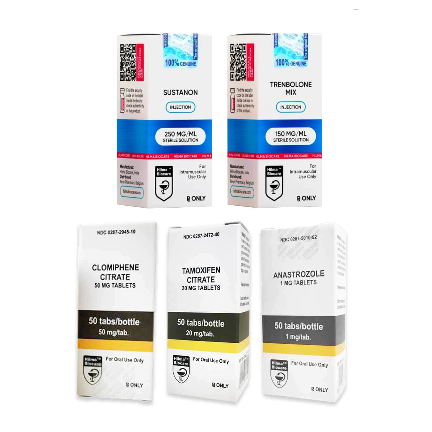 LIVELLO I (INIEZIONE) Pacchetto per l'aumento di massa magra Hilma SUSTANON+ TRI TREN (10 settimane)