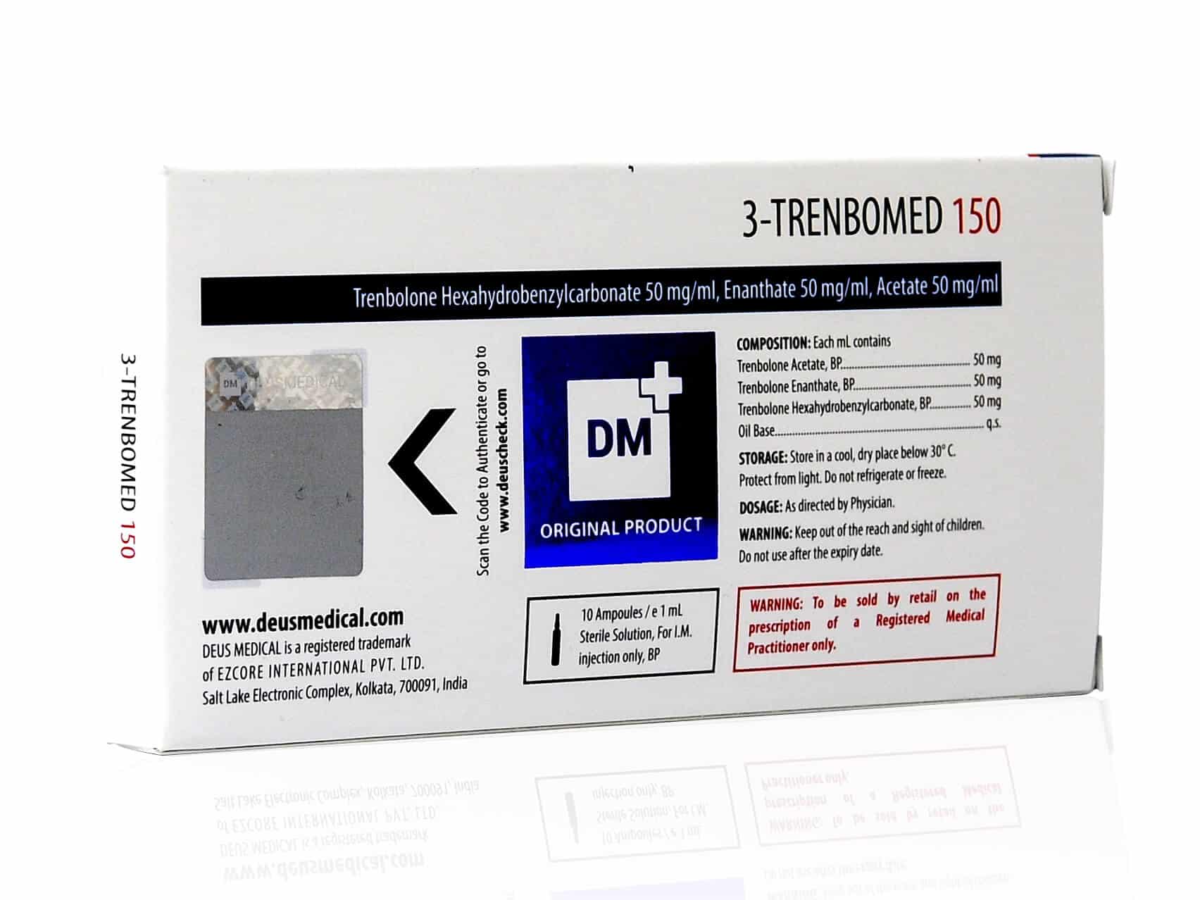 DEUSMEDICAL 3 TRENBOMED 150 INDIETRO