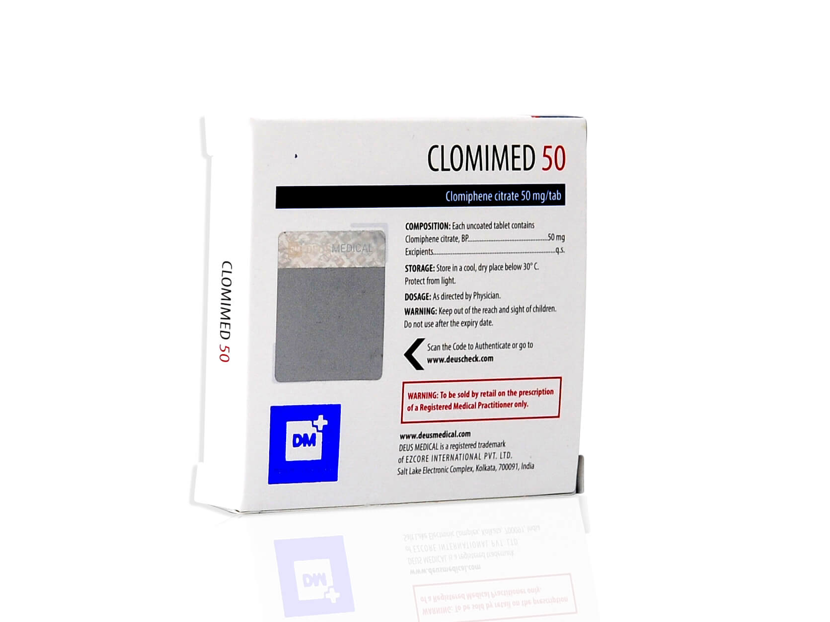DEUSMEDICAL CLOMIMED 50 INDIETRO