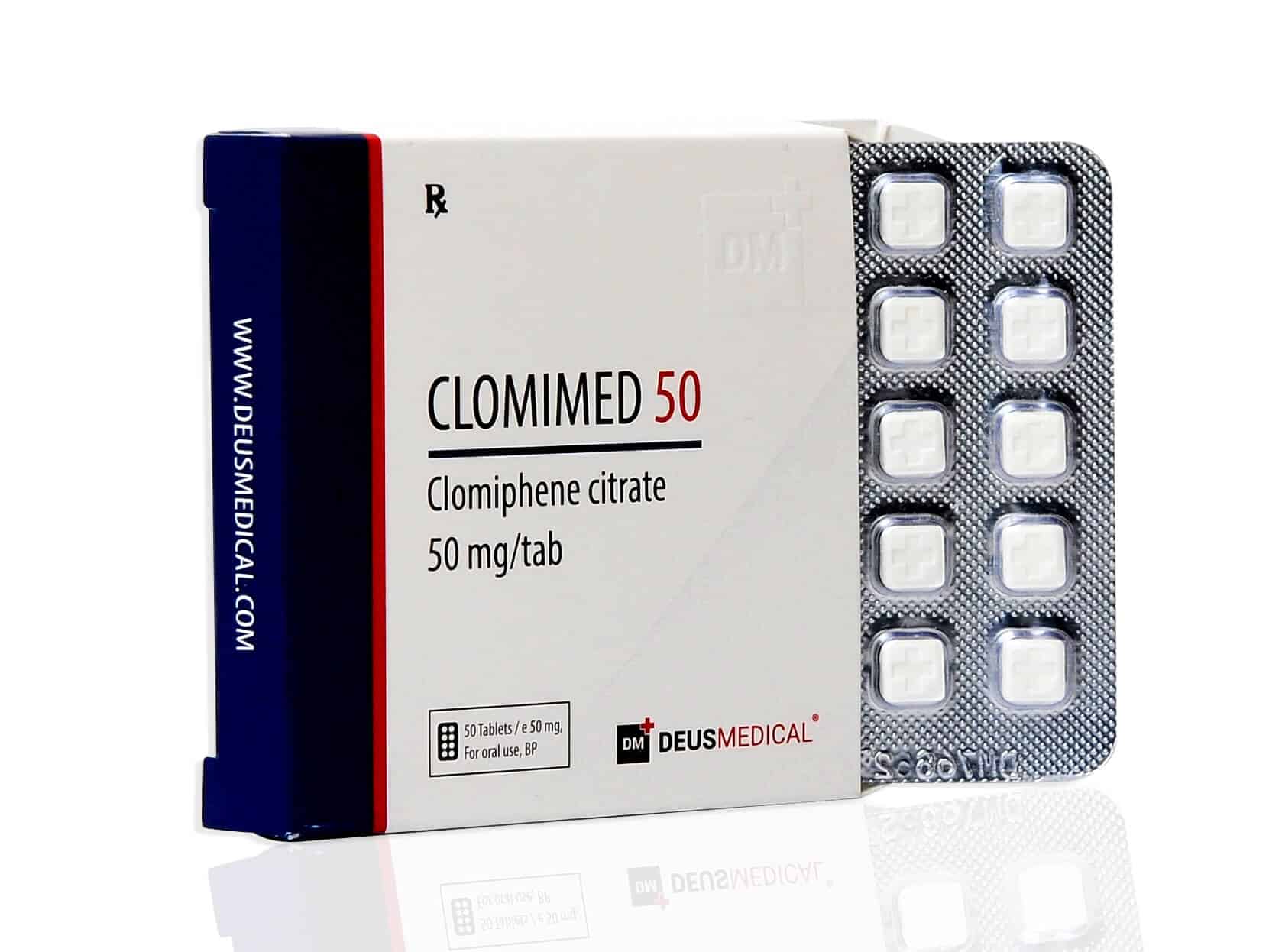 DEUSMEDICAL CLOMIDE 50 FRONTE + BLISTER