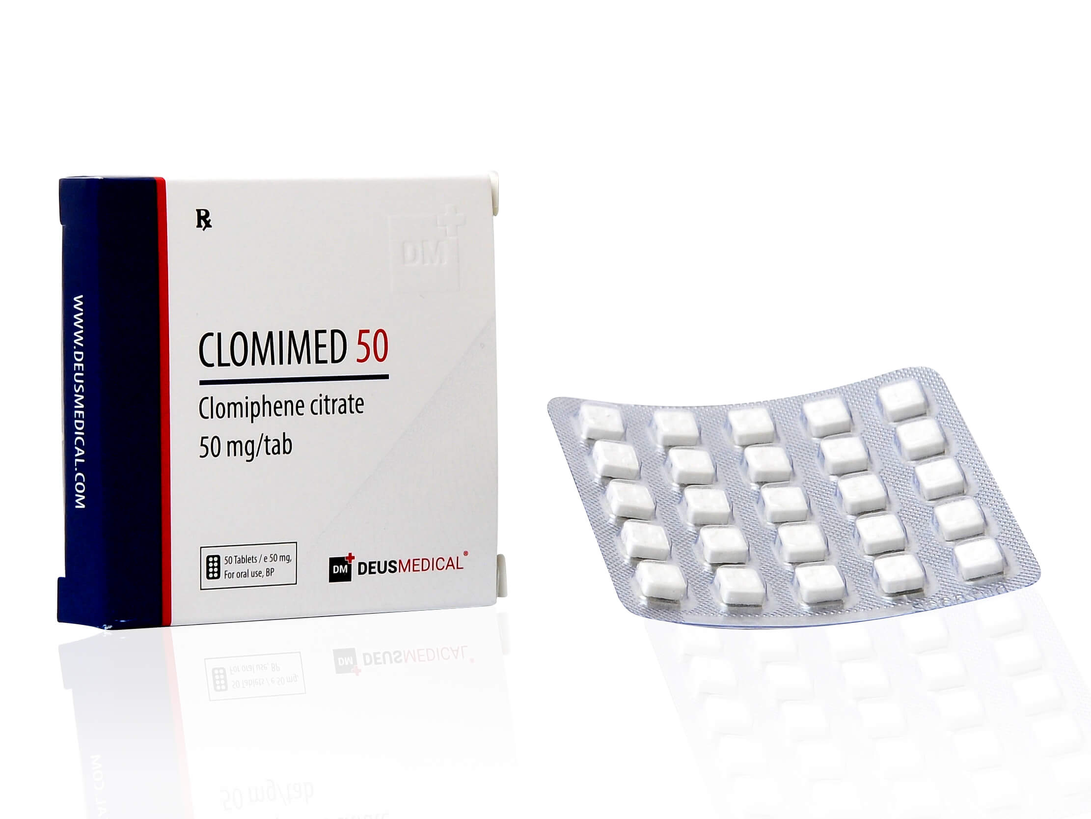 DEUSMEDICAL CLOMIDE 50 FRONTE+BLISTER2