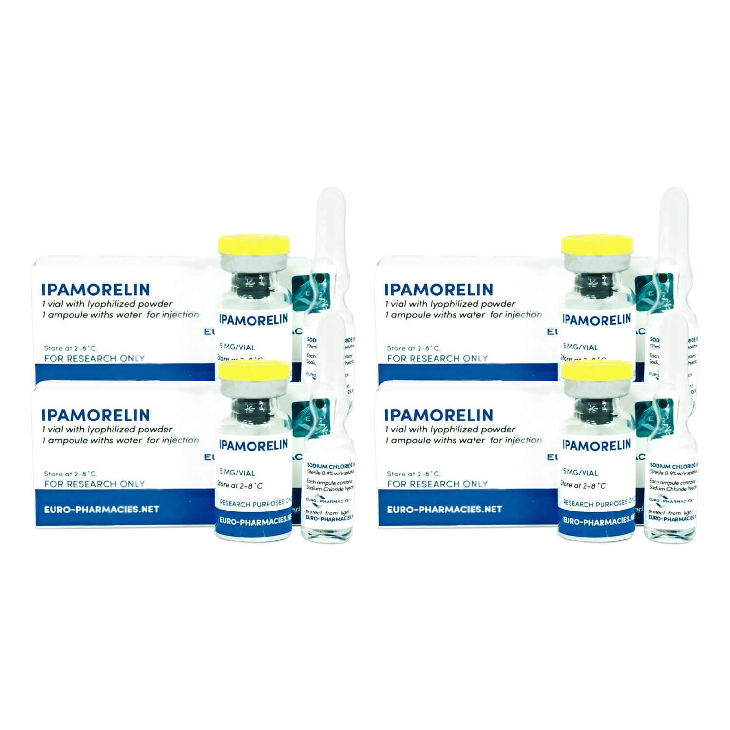 Pacchetto Peptidi Assunzione di massa Principiante Farmacie europee Ipamorelin (12 settimane)