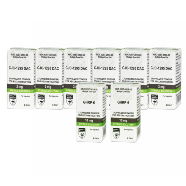 Kit di peptidi per l'aumento di massa muscolare intermedio GHRP 6 CJC 1295 DAC Hilma Biocare (12 settimane)