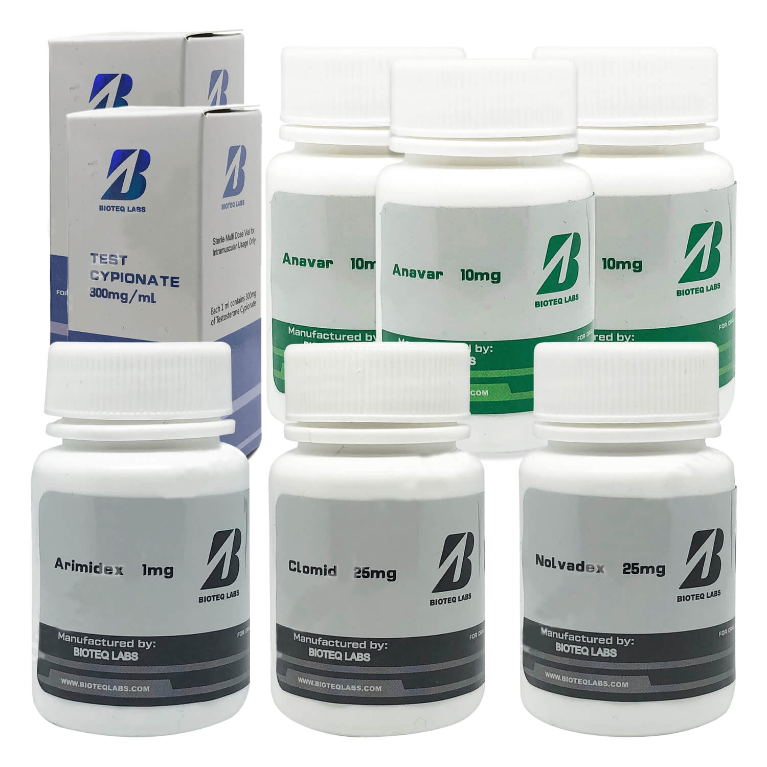 Ciclo di dimagrimento intermedio con Anavar cyp, 10 settimane, Bioteq labs