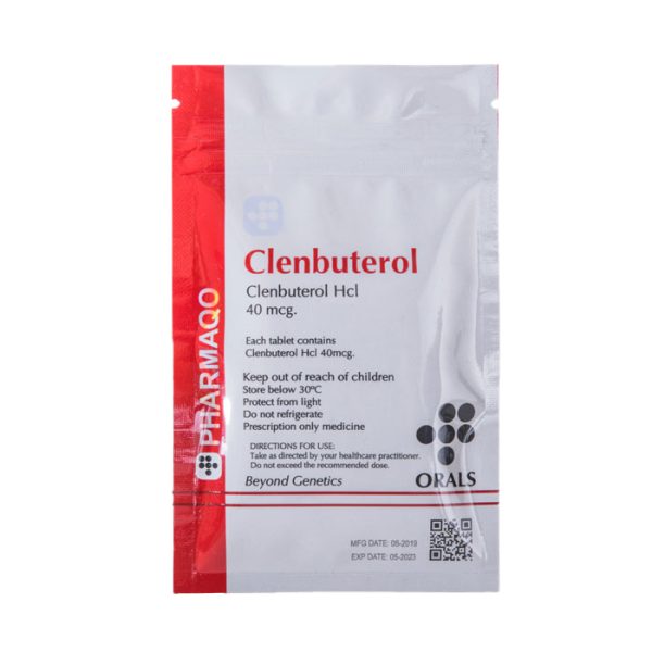 Clenbuterolo 40mcg x 100 Clenbuterolo 40mcg compresse 100 compresse Pharmaqo Labs €47
