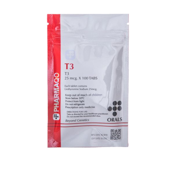 T3 25mcg x 50 Liotironina Sodica 25mcg compresse 50 compresse Pharmaqo Labs €41