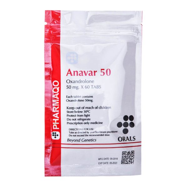 Anavar 50mg x 60 Oxandrolone 50mg compresse 60 compresse Pharmaqo Labs