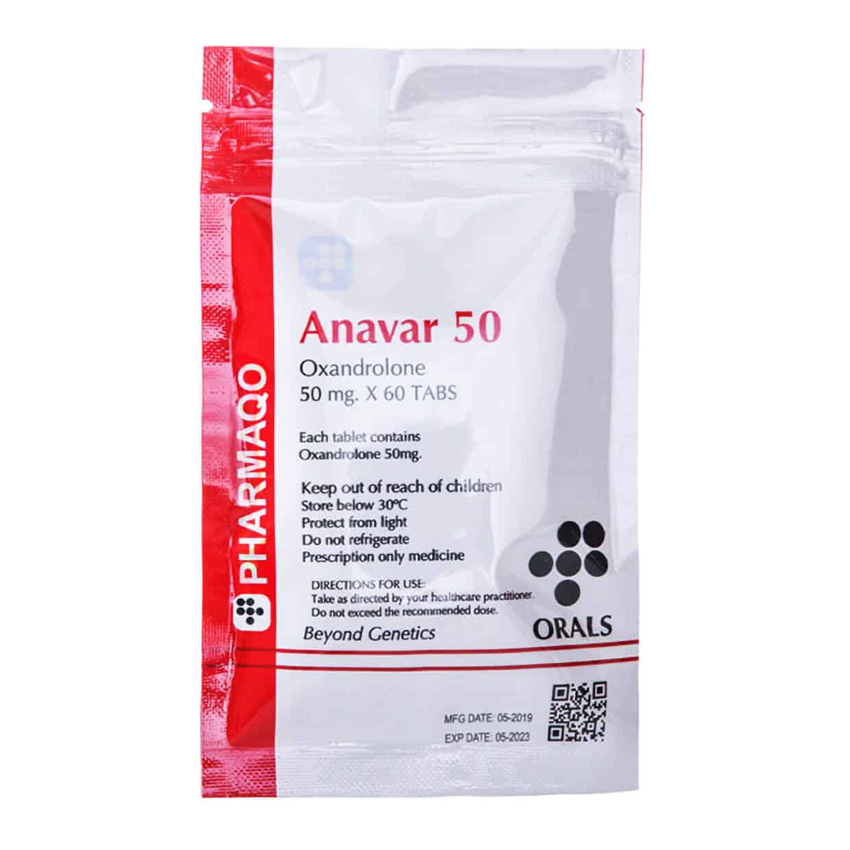 Anavar 50mg x 60 Oxandrolone 50mg compresse 60 compresse Pharmaqo Labs