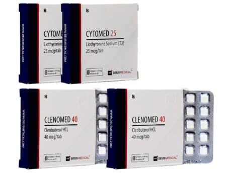 14 confezioni per la perdita di peso Deus Medical CLENBUTEROL T3 8 settimane 463×348