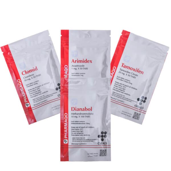 Confezione da 7 per l'aumento di massa muscolare, Dianabol, per uso orale, 4 settimane, protezione PCT, Pharmaqo Labs, 600×600