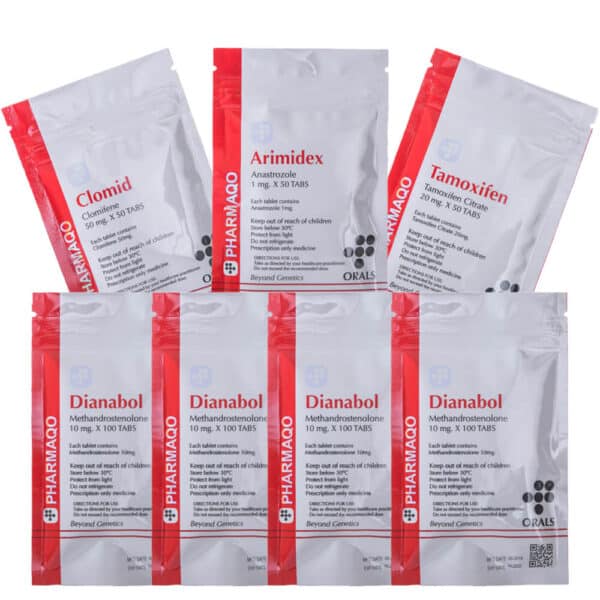 8 confezioni avanzate per l'aumento di massa muscolare DIANABOL PCT 8 settimane Pharmaqo Labs 600×600