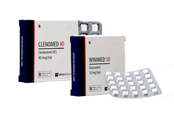 Kit dimagrante per donne con Winstrol e Clenbuterolo (Deus Medical) per 8 settimane