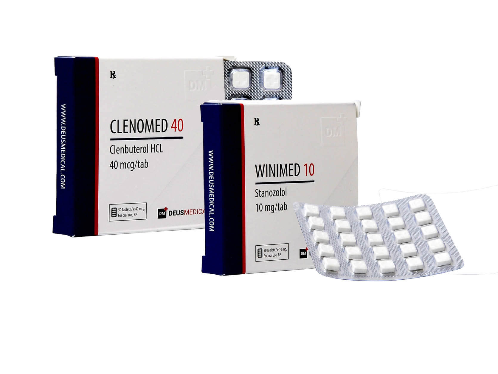 Kit dimagrante per donne con Winstrol e Clenbuterolo (Deus Medical) per 8 settimane