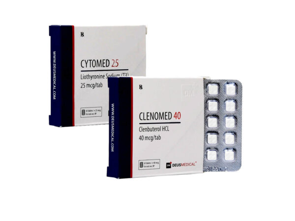 Kit dimagrante per donne Deus Medical CLENBUTEROL T3 8 settimane