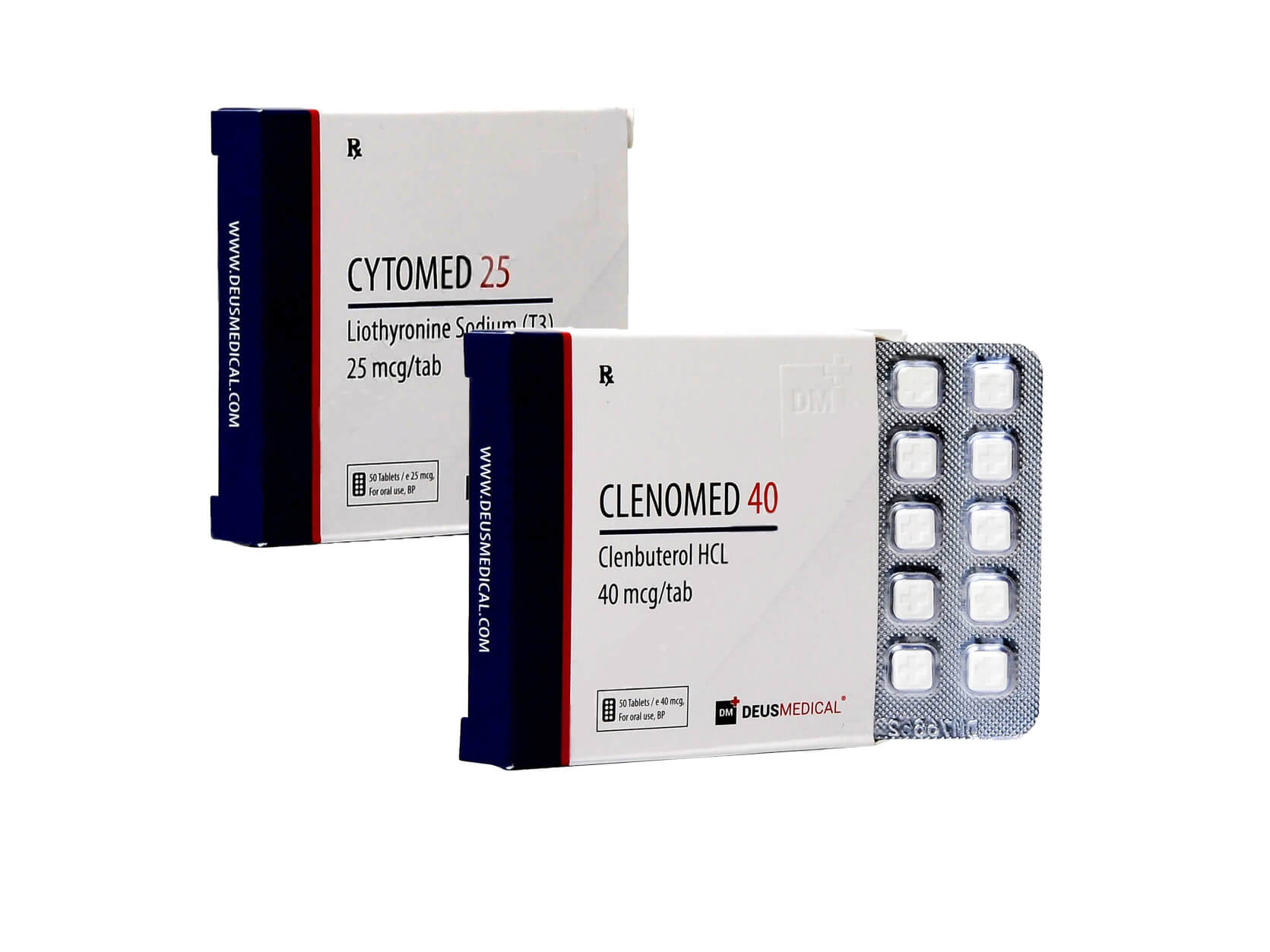 Kit dimagrante per donne Deus Medical CLENBUTEROL T3 8 settimane