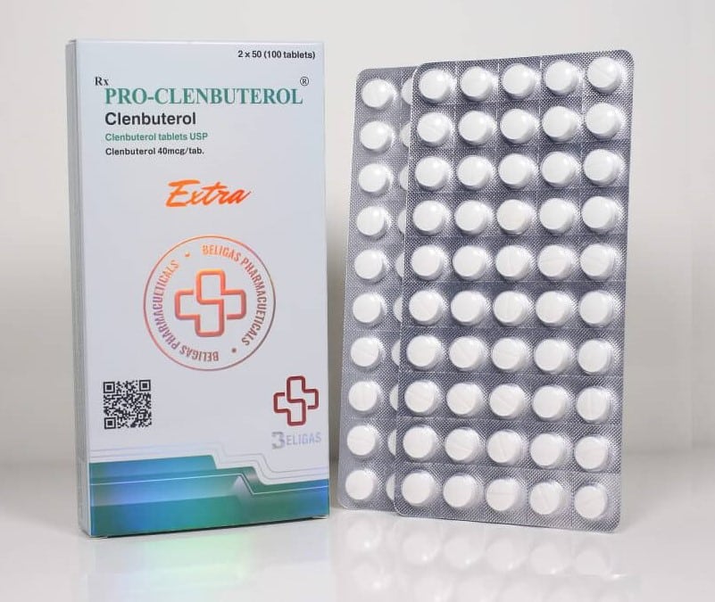 clenbuterolo (40 mcg) 100 compresse Beligas (internazionale)