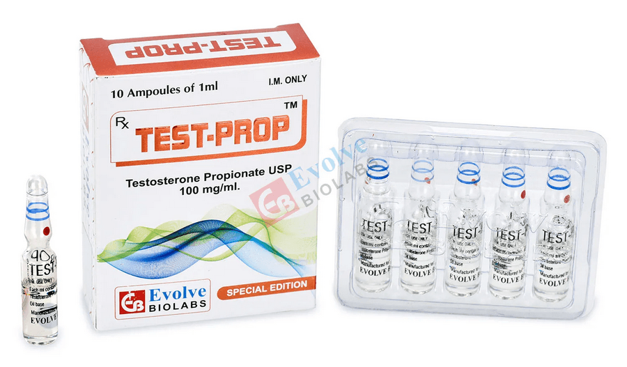Testosterone propionato 100 mg/ml (10 fiale da 1 ml) - Evolve Biolabs
