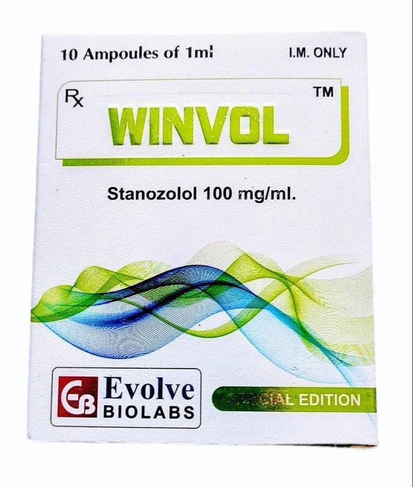 Winvol (Stanozololo) soluzione iniettabile 100 mg/ml (10 fiale da 1 ml) - Evolve Biolabs