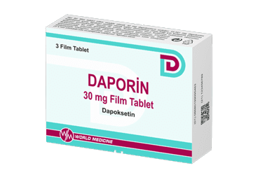 Daporin 30 mg 3 compresse rivestite con film Dapoxetina cloridrato Medicina mondiale
