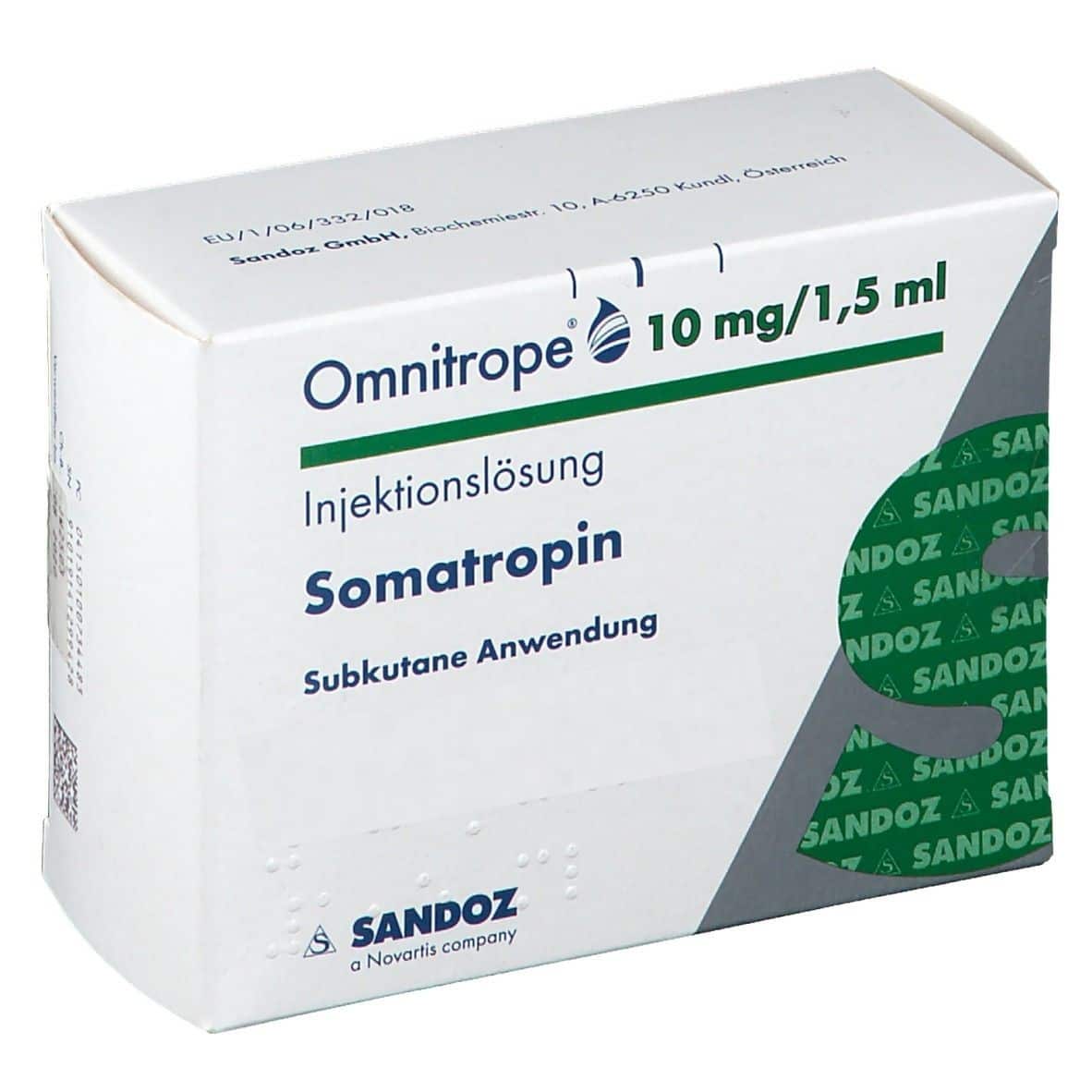 Somatropina Omnitrope 30 UI 10 mg 1,5 ml Cart. Sandoz