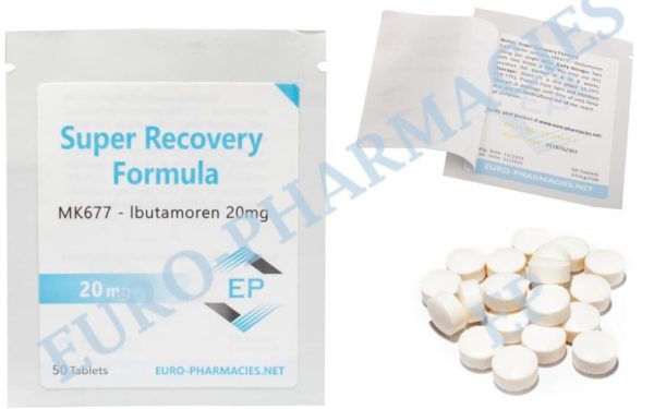 Super recupero (Ibutamoren MK677) 20 mg compresse 50 compresse Euro Pharmacies EU
