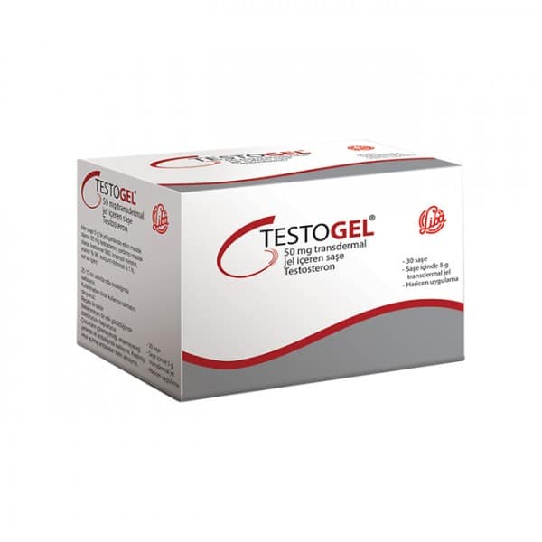 Testosterone Testogel 50 mg 5 g 30 bustine di gel Liba