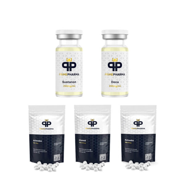 LIVELLO I (INIEZIONE) Pacchetto per l'aumento di massa muscolare SUSTANON 250 + DECA DURABOLIN 250 (8 settimane) PRIME PHARMA
