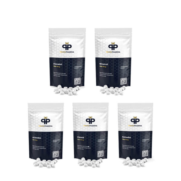 Pacchetto per l'aumento di massa magra: steroidi orali Dianabol + Winstrol (4 settimane) PRIME PHARMA