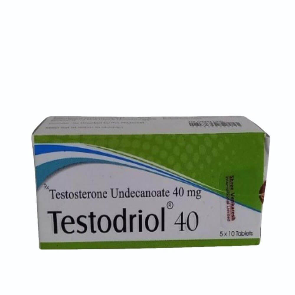 TESTODRIOL - Testosterone Undecanoato 40 mg (50 compresse) - Shree Venkatesh