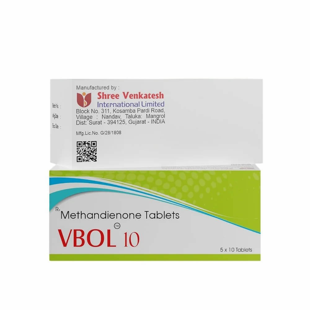 VBOL - Methandienone Dianabol 10mg (50 compresse) - Shree Venkatesh