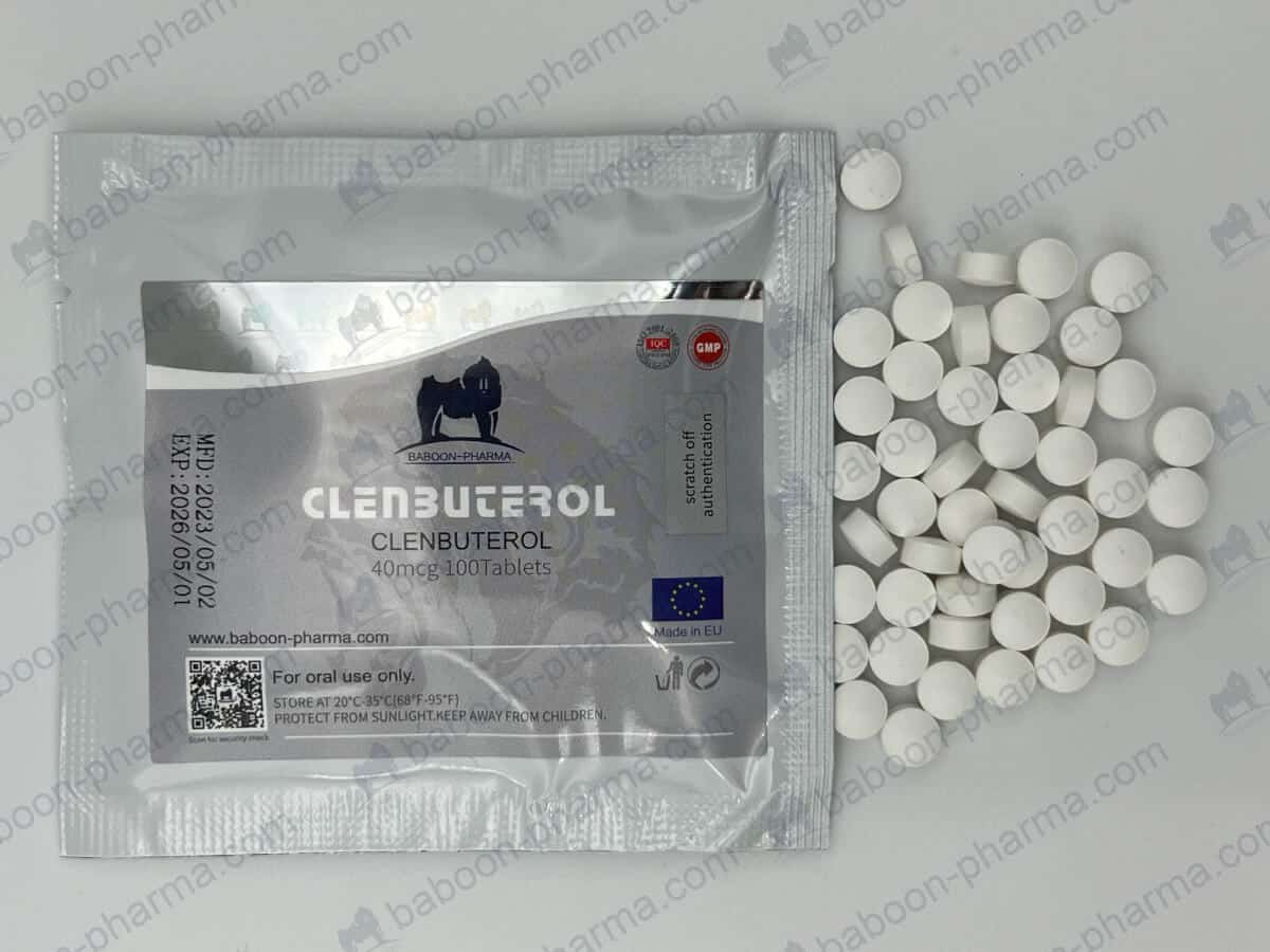 Baboon Pharma Compresse orali di Clenbuterolo 40 1