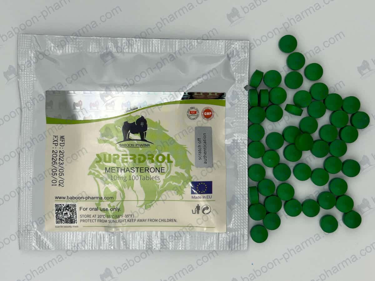 Baboon Pharma Compresse orali Superdrol 10 1