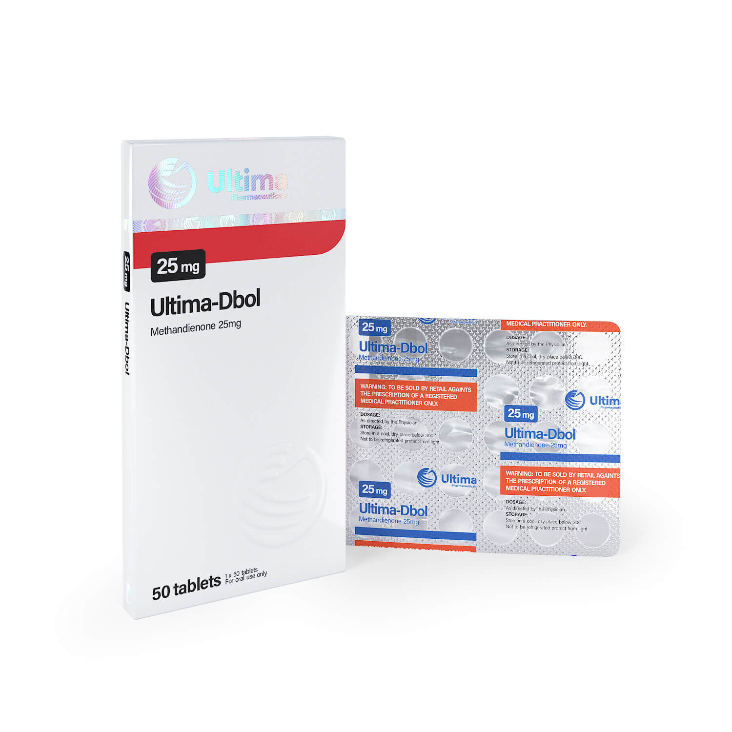ultima dbol 25 50 compresse da 25 mg