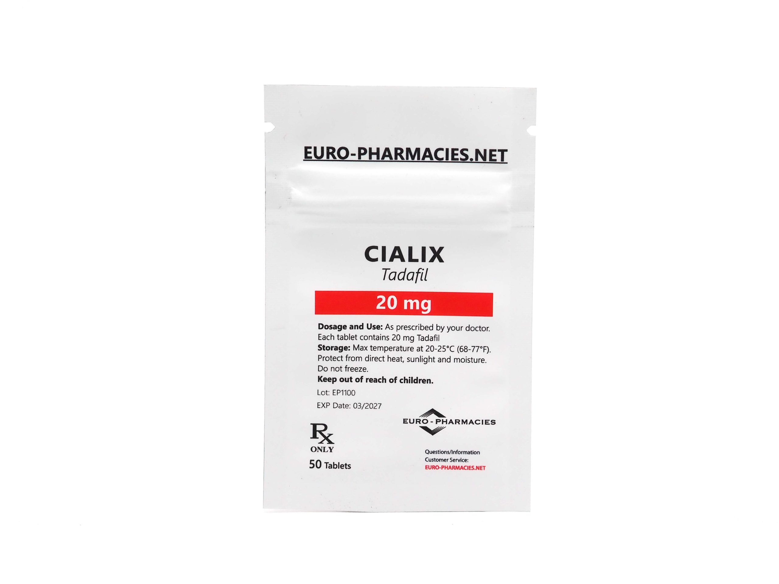 Europharmacies Busta Cialix (Tadalafil)