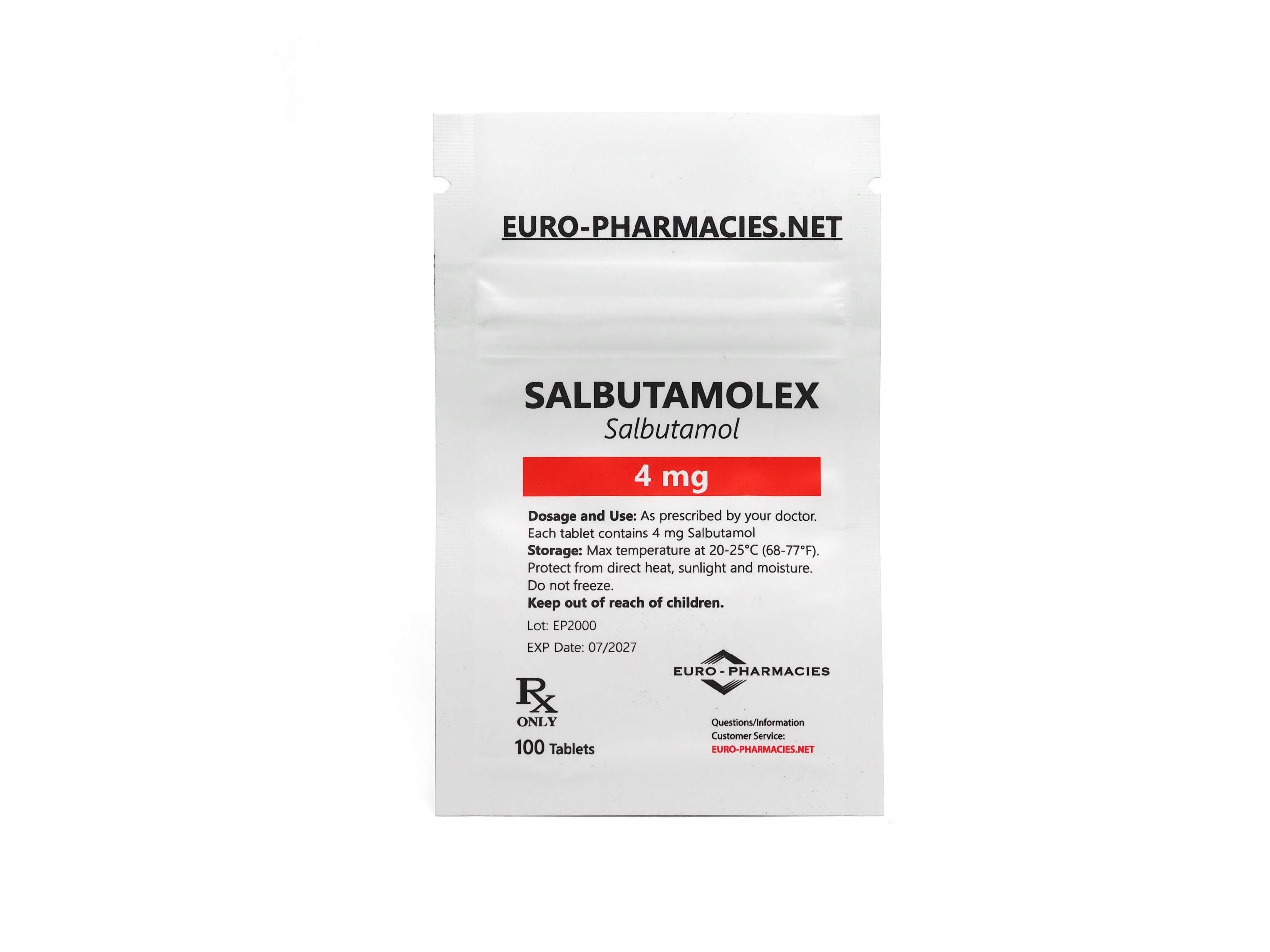 Europharmacies Busta di Salbutamolex (Salbutamolo)