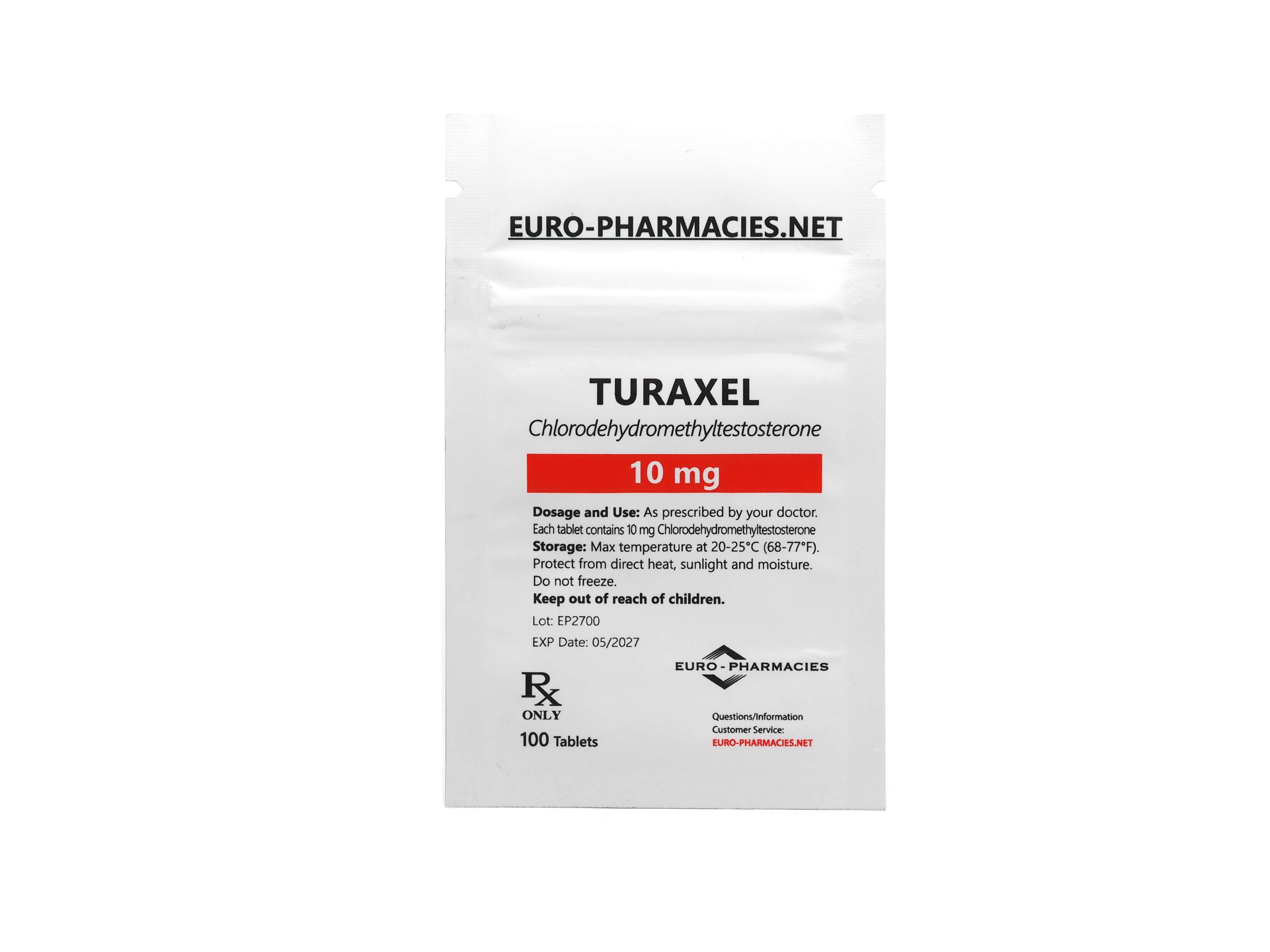 Europharmacies Bustina di Turaxel 10 (Turanabol)