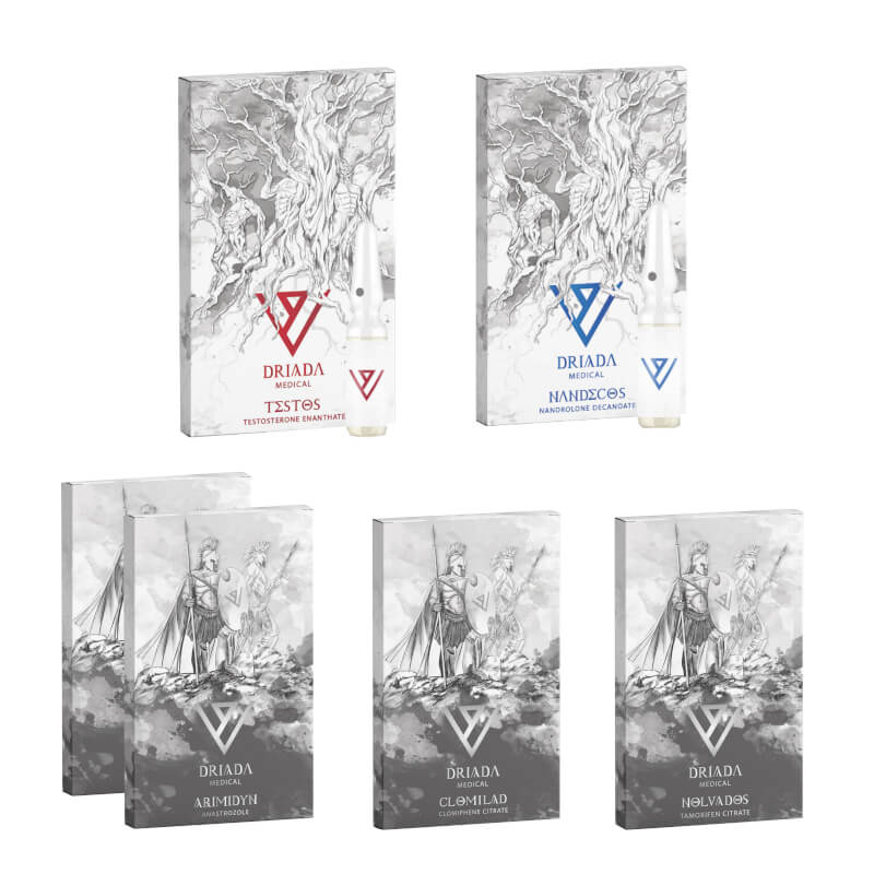 Pacchetto classico per l'aumento di massa con Enantato di Deca (8 settimane) DRIADA MEDICAL
